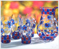 patriotic glass set craft