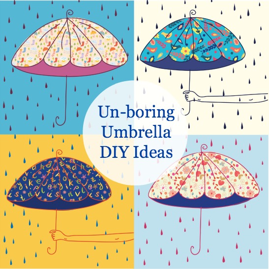 5 Reasons To Play In the Rain: DIY Painted Umbrella Ideas