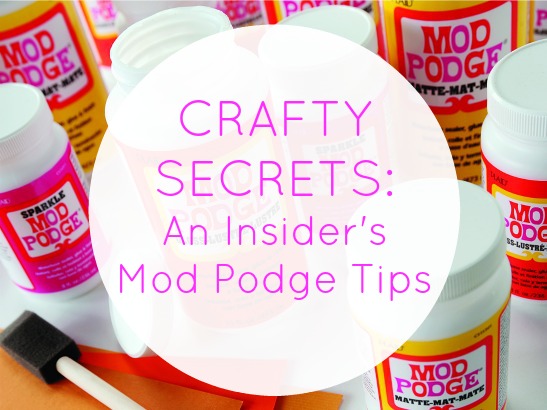Secrets of the Crafting Trade ... How-To Decoupage Technique Tips