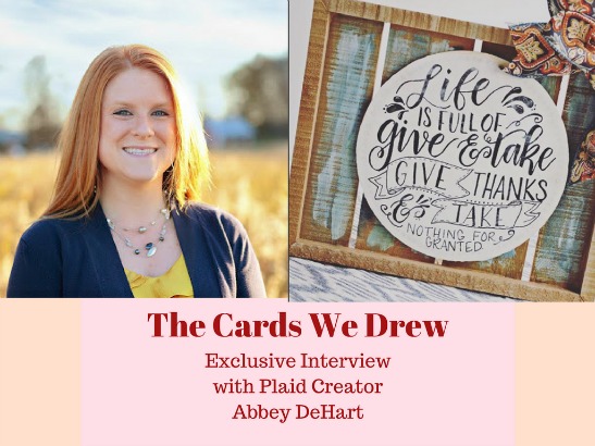 Meet the Plaid Creators: Abbey DeHart of "The Cards We Drew"