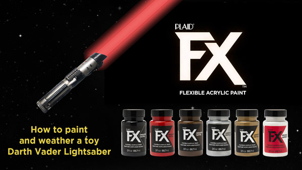 How to Paint and Weather a Toy Lightsaber