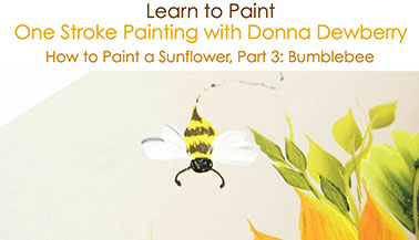 How to Paint a Sunflower, Pt. 3: Bumblebee