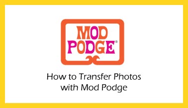 Transfer Photos with Mod Podge