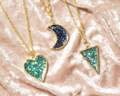 Glitter & Pop Resin Jewelry