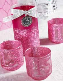 Candle Holders for DIY Quinceanera