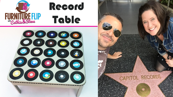 Furniture Flip - How to make the Record Album Table