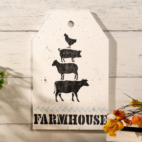 Farmhouse Large Tag Surface