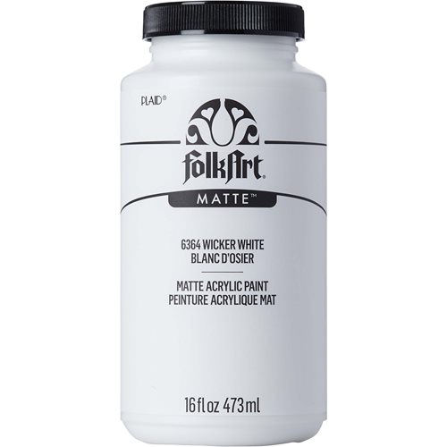 FolkArt ® Acrylic Colors - Wicker White, 16 oz. - 6364