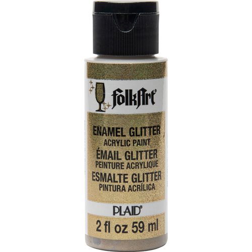 FolkArt ® Enamels™ - Glitter Gold, 2 oz. - 2798