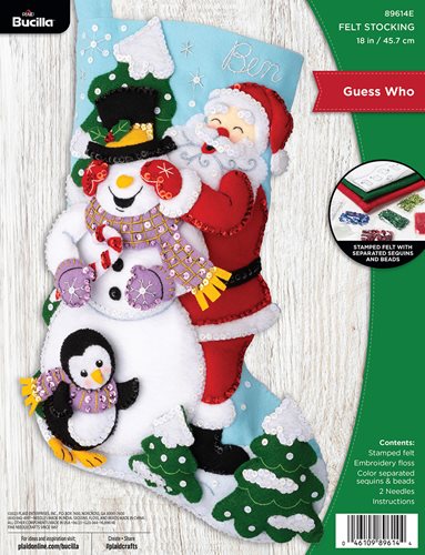 Bucilla ® Seasonal - Felt - Stocking Kits - Guess Who - 89614E