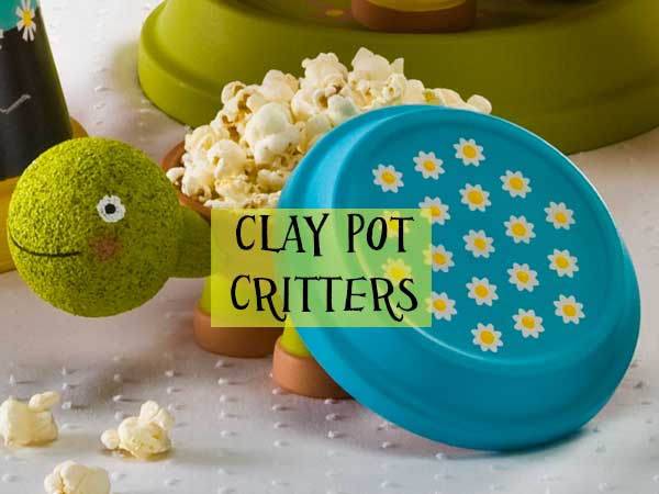 Create a Garden Party with Clay Pot Critters & Handmade Charlotte Stencils!