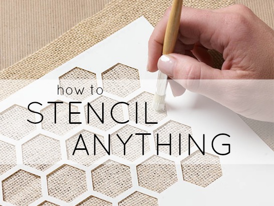 Learn How to Stencil and Stenciling Tips