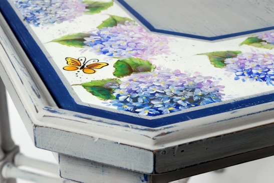 How to Refurbish an Old, Water-Marked Table with FolkArt Home Decor Chalk and FolkArt Multi-Surface Paints Part 2