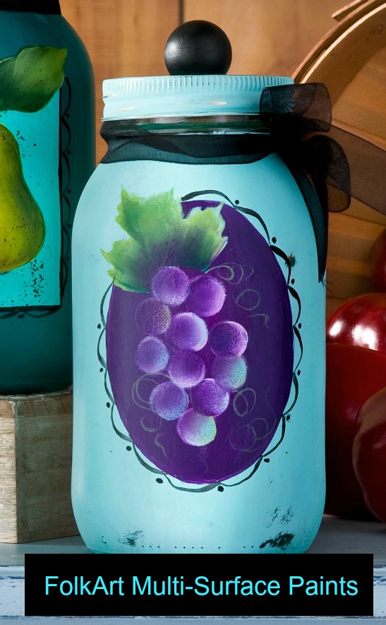 How to Paint Grapes Easily using FolkArt Multi-Surface Paints with Priscilla Hauser!
