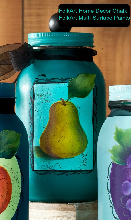 How to Easily Paint a Pear with FolkArt Multi-Surface Paints... Priscilla Hauser Shows Us How!