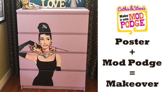DIY Audrey Hepburn Chest of Drawers with Cathie and Steve