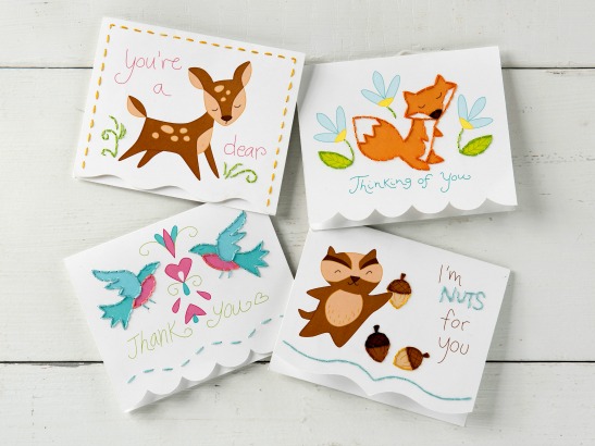 Sweetly Paper Stitched: DIY Note Cards with Aimee Ray!