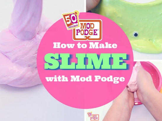 How to Make Slime With Mod Podge!